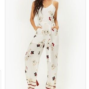 Floral Print Jumpsuit